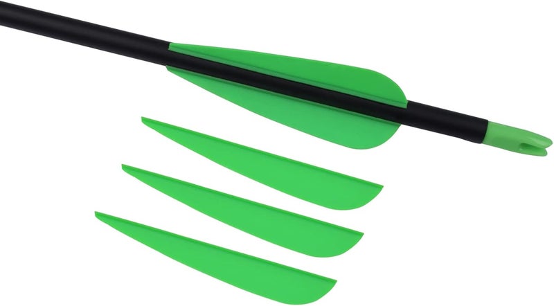TY Archery 3 Inch Arrow Fletching Vanes Plastic Feather for DIY Archery Hunting Targeting Arrows(Pack of 50) - Image 5